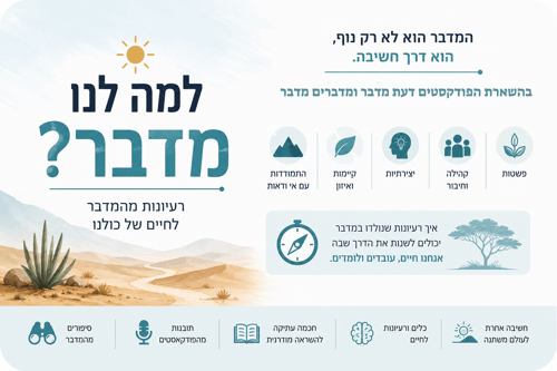 למה לנו מדבר